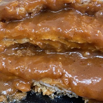 Katsu City - Close up of the King Katsu, I stacked it for dramatic effect. - Korean Near Me - West Jordan, Utah Katsu City - Close up of the King Katsu, I stacked it for dramatic effect. - Korean Near Me - West Jordan, Utah