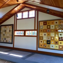 Norton Framing & Gallery - No project too large.  Custom welded corner powder coated aluminum frames for these large quilts.