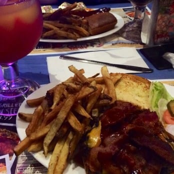Dallas BBQ - Hennessy burger with fegs - Barbeque Near Me - Bronx, New York