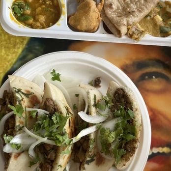 Chaatwala - Lunch platter and Stuffed Chole Kulcha. - Indian Near Me - Herndon, Virginia
