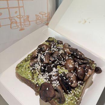 Whata Peach - Truffle mushroom toast - Juice Bars & Smoothies Near Me - Studio City, California Whata Peach - Truffle mushroom toast - Juice Bars & Smoothies Near Me - Studio City, California