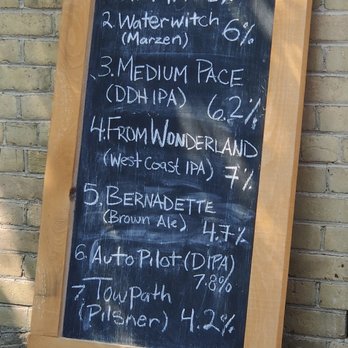 Weatherhead Brew - Beer Chalk Board - Breweries Near Me - Perth, Ontario