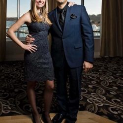 David's Bridal - My dress that I wore for my engagement party. Thanks Aimee from David's bridal.