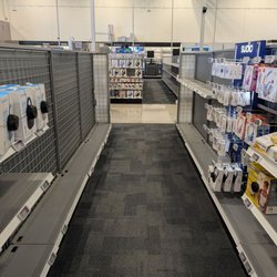 Best Buy - Aisles look bare.