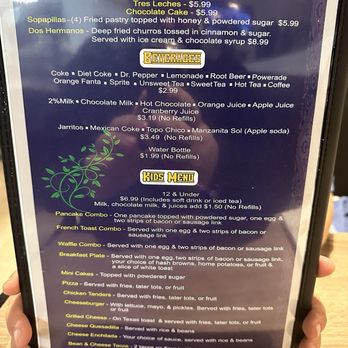 Dos Hermanos - Dessert and kids menu - Bars Near Me - Cedar Park, Texas Dos Hermanos - Dessert and kids menu - Bars Near Me - Cedar Park, Texas