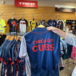 7 Mile Cycles - Back side of the Cubs jersey.
