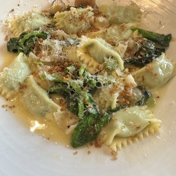 Camper - Sweet Pea Agnolotti, Fava Beans, pea Tendrils; charred spring onions, Meyer lemon, pecorino - New American Near Me - Menlo Park, California Camper - Sweet Pea Agnolotti, Fava Beans, pea Tendrils; charred spring onions, Meyer lemon, pecorino - New American Near Me - Menlo Park, California