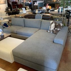 The Furniture Warehouse - USA made sectional. Come visit our dog friendly showroom.