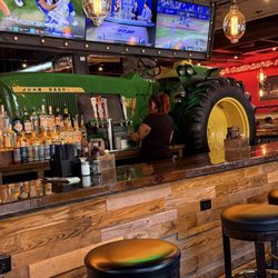The bar area in the dining room