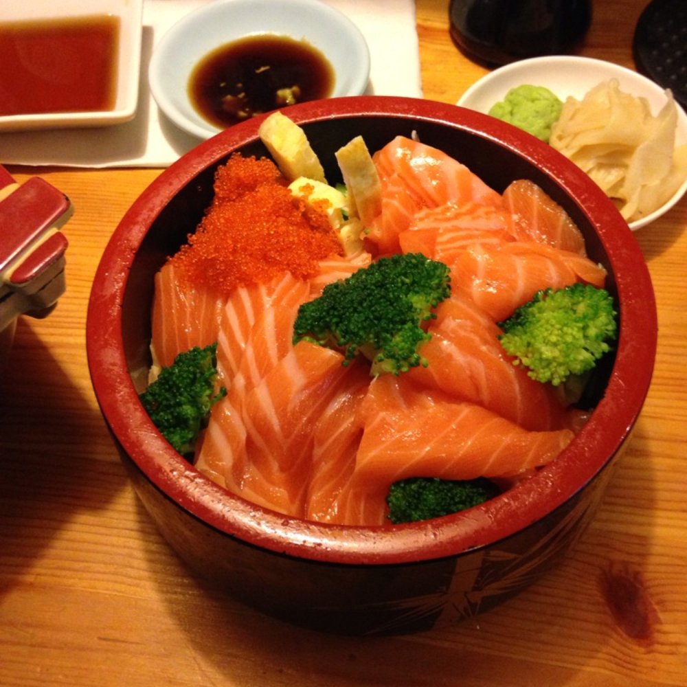 Bento Plus - Salmon over veggies instead of rice - Japanese Near Me - Gresham, Oregon Bento Plus - Salmon over veggies instead of rice - Japanese Near Me - Gresham, Oregon