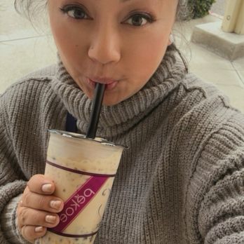 Pekoe - Me enjoying the yummy boba - Coffee & Tea Near Me - San Jose, California Pekoe - Me enjoying the yummy boba - Coffee & Tea Near Me - San Jose, California