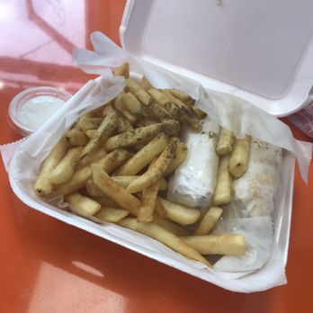 Hello Shawarma - Fries and Hello Beef Shawarma with Hello Ranch (around $8.85) - Burgers Near Me - Hamtramck, Michigan Hello Shawarma - Fries and Hello Beef Shawarma with Hello Ranch (around $8.85) - Burgers Near Me - Hamtramck, Michigan