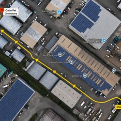 Oahu Pet Crematory - Map to our location