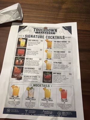 Menu photo 1 Touchdown Taphouse Anna, TX Menu photo 1 Touchdown Taphouse Anna, TX