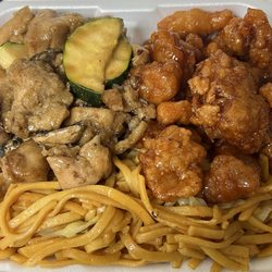 Chow-Mein, Mushroom Chicken, Sweet & Sour Chicken