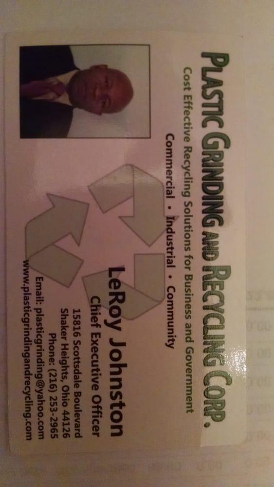 PLASTIC GRINDING AND RECYCLING Updated August 2024 15816 Scottsdale