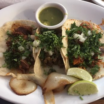 Esmeralda Grill - Three taco lunch special barbacoa, steak, and chicken - Mexican Near Me - Cary, North Carolina Esmeralda Grill - Three taco lunch special barbacoa, steak, and chicken - Mexican Near Me - Cary, North Carolina