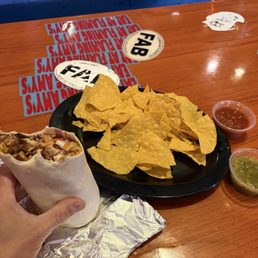 Thai Burrito, salsa. Delish. Thai Burrito, salsa. Delish.