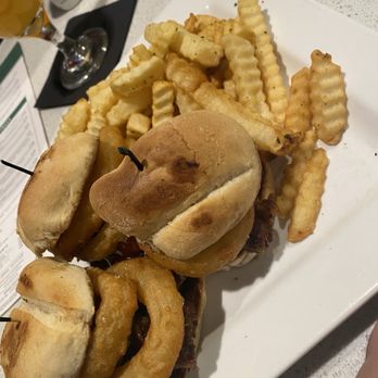Camp David Restaurant - BBQ sliders with a side of French fries - American Near Me - Little Rock, Arkansas Camp David Restaurant - BBQ sliders with a side of French fries - American Near Me - Little Rock, Arkansas