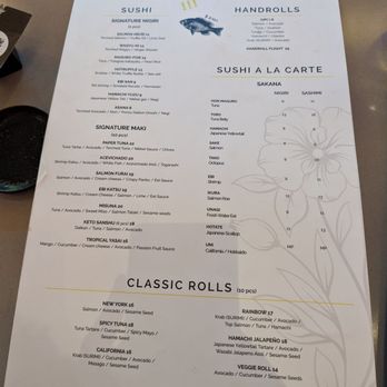 Paperfish Sushi - Menu - Sushi Bars Near Me - Miami, Florida Paperfish Sushi - Menu - Sushi Bars Near Me - Miami, Florida