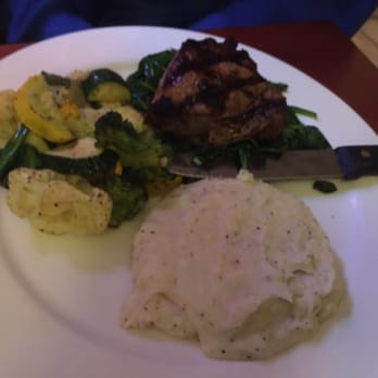 Blue Sky Bistro - Steak with mashers. Yum! And cooked perfectly. - Seafood Near Me - Morro Bay, California Blue Sky Bistro - Steak with mashers. Yum! And cooked perfectly. - Seafood Near Me - Morro Bay, California