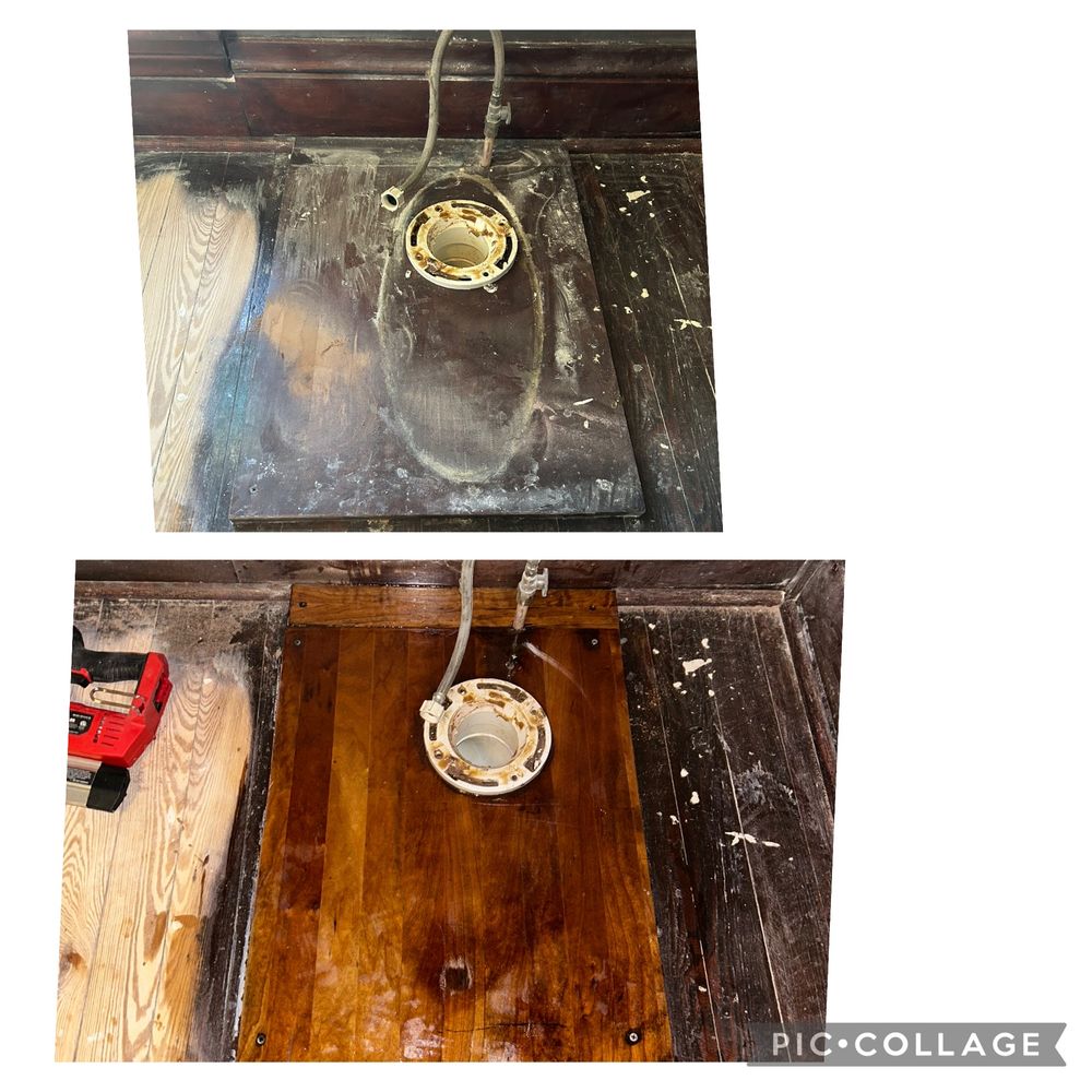 Slide of Right hand repairs