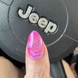 Builder gel marble pattern