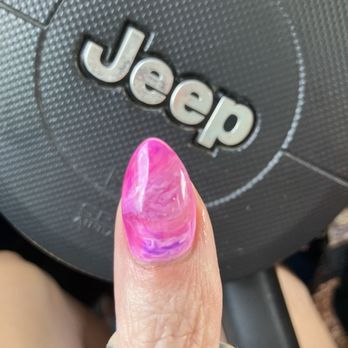 Amor Nail Lounge - Builder gel marble pattern - Nail Salons Near Me - Ormond Beach, Florida