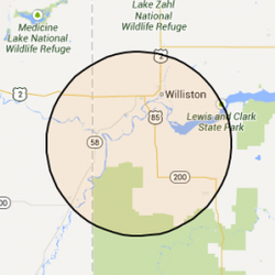 Great Plains Towing - Map of Coverage Area