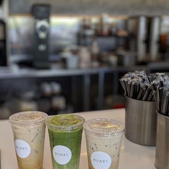 Aware Coffee - Mint mojito, Berry matcha, and Honey lavender lattes: all so beautiful and delicious! - Coffee & Tea Near Me - Las Vegas, Nevada