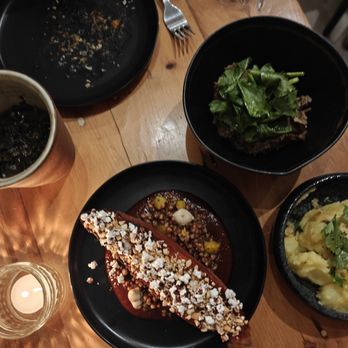 Honeysuckle - Each dinner comes with sides of collard greens and lemony partially mashed potatoes. - African Near Me - Philadelphia, Pennsylvania Honeysuckle - Each dinner comes with sides of collard greens and lemony partially mashed potatoes. - African Near Me - Philadelphia, Pennsylvania