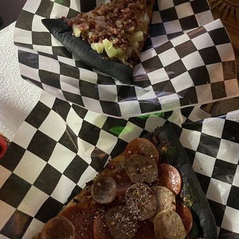 Sliced Pizza - Pepperoni & Sausage and Bacon & Pineapple - Pizza Near Me - Las Vegas, Nevada