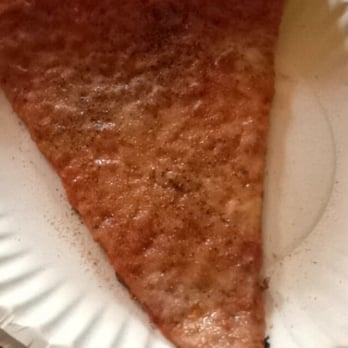 Hoboken Pie - Cheese slice. Did the lunch special of 2 slices and a drink for 7$ - Pizza Near Me - Austin, Texas