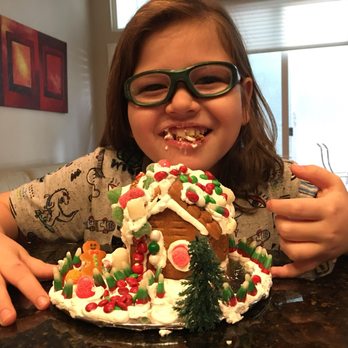 The Cake Works - Gingerbread house is pretty and super yummy! - Bakeries Near Me - Campbell, California