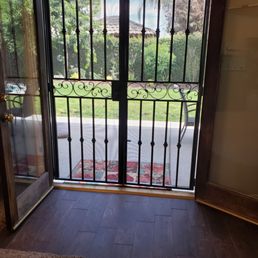 Security screen door for my French Doors.