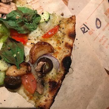 Blaze Pizza - Me and my wife ordered three pizzas all of them were burned I'm not a picky eater but that was too much. Pizzas  wasn't sliced all the way - Salad Near Me - Phoenix, Arizona