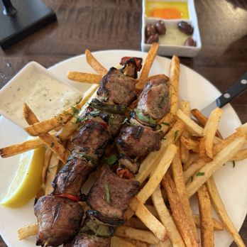 Maria's Mediterranean - Pork Souvlaki - Seafood Near Me - Bayside, New York Maria's Mediterranean - Pork Souvlaki - Seafood Near Me - Bayside, New York