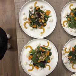 Winter Squash Salad- Burrata Mousse / Hazelnut / Myer Lemon Olive Oil