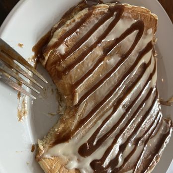 Seven Mile Cafe - Cinnamon roll pancake - Breakfast & Brunch Near Me - Denton, Texas