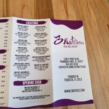 3Natives - Acai Bowls Near Me - Pembroke Pines, Florida 3Natives - Acai Bowls Near Me - Pembroke Pines, Florida