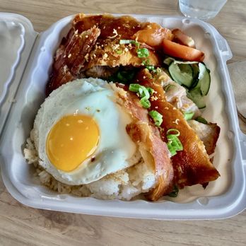 Bilao - Lechon Silog (Picture doesn't give the portion of this plate justice) - Filipino Near Me - Sacramento, California