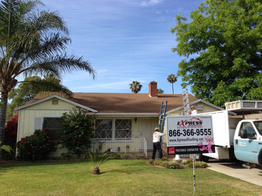 Slide of Express Roofing