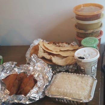Taj Kabab King - $23 including tax, delivery & tip for all of this - chicken vindaloo, saag aloo, naan, poori, pampadums, tea, rice, samosas, soup, dal, etc. - Indian Near Me - Brooklyn, New York Taj Kabab King - $23 including tax, delivery & tip for all of this - chicken vindaloo, saag aloo, naan, poori, pampadums, tea, rice, samosas, soup, dal, etc. - Indian Near Me - Brooklyn, New York