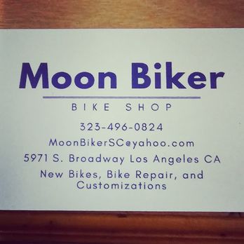 Moon Biker - Business Card - Bike Repair/Maintenance Near Me - Los Angeles, California Moon Biker - Business Card - Bike Repair/Maintenance Near Me - Los Angeles, California
