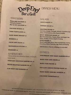The Deep End Bar & Grill by null