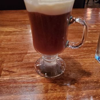 Rhodeside Grill - Hot Irish coffee with homemade whipped cream - American Near Me - Arlington, Virginia Rhodeside Grill - Hot Irish coffee with homemade whipped cream - American Near Me - Arlington, Virginia