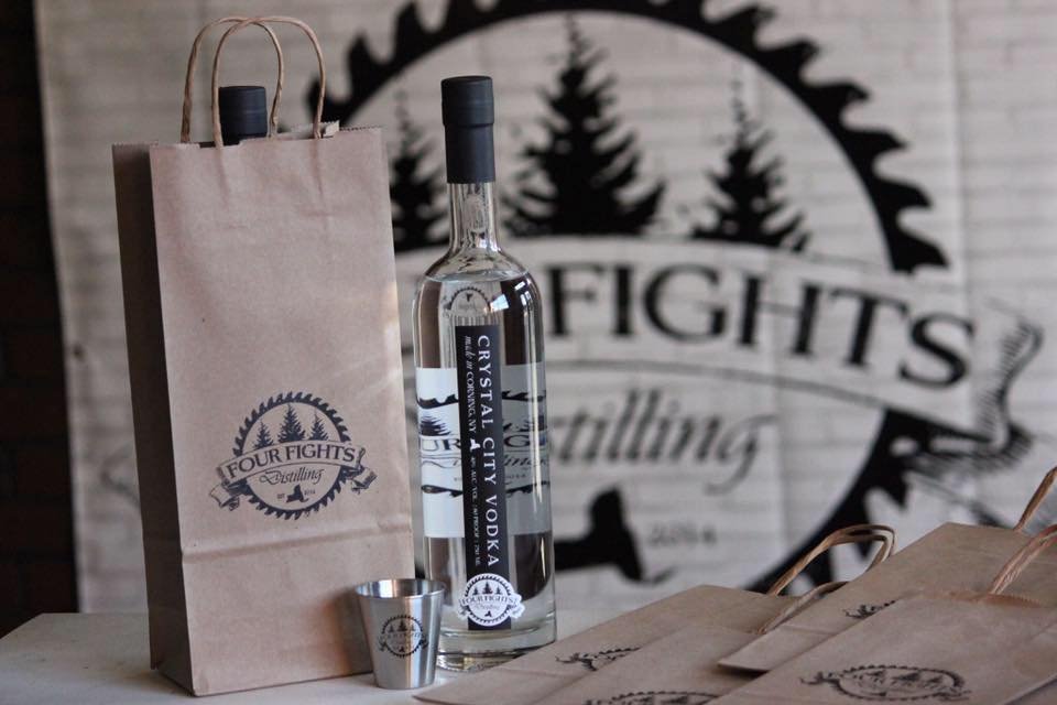 Four Fights Distilling Logo