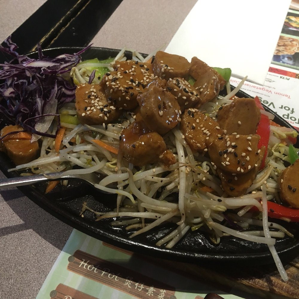 Tenon Vegetarian Cuisine - Hot plate mock chicken. - Sushi Bars Near Me - Markham, Ontario Tenon Vegetarian Cuisine - Hot plate mock chicken. - Sushi Bars Near Me - Markham, Ontario