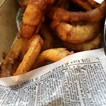 Novelty Eats - Crisp Onion Rings - Comfort Food Near Me - Bronx, New York