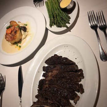 Ocean Prime - Sea bass, ribeye, asparagus - Seafood Near Me - Washington, DC, District of Columbia